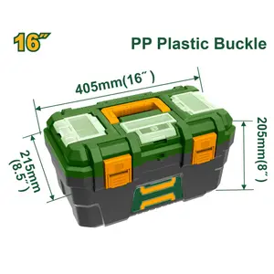 Boîte à outils plastique 16&Prime; JADEVER JDTB1316