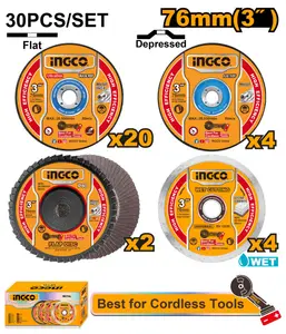 Jeu de disques de coupe et de meulage MCD07630