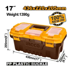 Boîte à outils en plastique pvc 17&Prime; PBX1701 INGCO