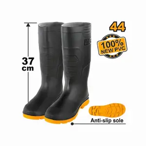 Bottes PVC noires Taille 44 INGCO SSH092LYB.44