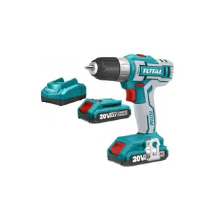 Perceuse sans fil au lithium-ion 20V 1,5Ah 2 batteries Total TDLI20012