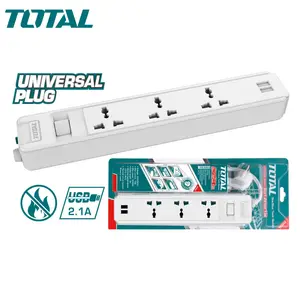 Prise d'extension & 2 ports USB TOTAL THES13041VSB