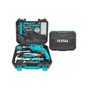 Caisse à outils 115 pièces Avec Perceuse 680W TOTAL THKTHP1152