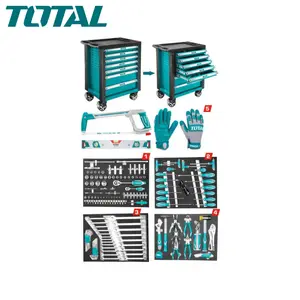 Coffret d'outils de 162 pièces TOTAL THPTCS71621