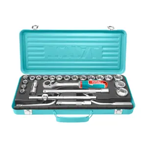 Jeu de 24 douilles 1/2&Prime; TOTAL THT141253