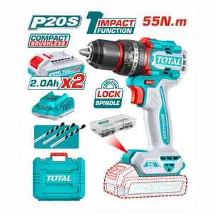 Perceuses-visseuses sans fil 55N.m 20V TOTAL TIDLI20558