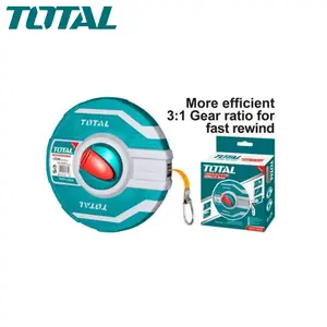 Ruban à mesurer en fibre de verre 20m*12.5mm TOTAL TMTF12206