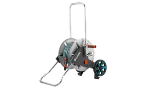 Dévidoir Gardena sur roues Métal. CleverRoll M équipé (5/8″) 15 mm 25 m