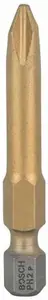 3 Pièces Jeu de Embouts de Vissage Max Grip pour Vis Cruciformes, PH2 Epaisseur, 49mm Longueur 2607001552 Bosch Accessories