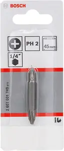 Embout tournevis doublePH2;PH2;45 mm EXTR DURE 2607001740