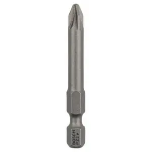 25 Pièces Jeu de Embouts de Vissage Extra Dure pour Vis Pozidriv, PZ2 Epaisseur, 49mm Longueur 2607002506Bosch Accessories