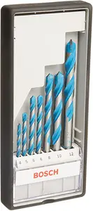 Assortiment de forets polyvalents CYL-9 Multi Construction 4/5/6/6/8/10/12 mm 2607010543