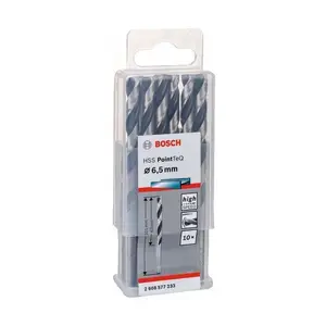 JEU 10 Forets à métaux HSS PointTeQ 6.5mm 2608577233