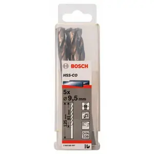 JEU 5 FORETS HSS-CO 9,5X81X125MM 2608585897