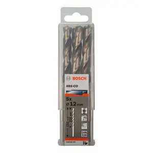 Jeu 5 Foret A Metaux Hss-Co 12x101x151 2608585903