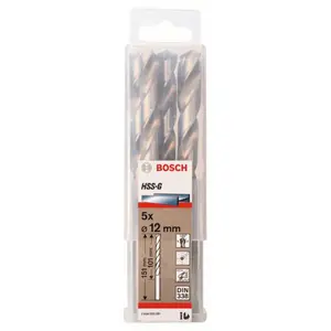Jeu 5 Foret A Metaux Hss-G 12x101x151 2608595081