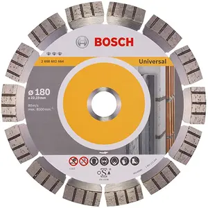 DISQUE DIAMANT UNIVERSEL+METAL 180MM 2608602664