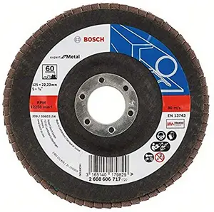 1 Plateau Lamell Metal 125 G60 Fibre Bfm 2608606717