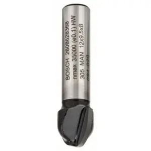 Fraise à canneler 8mm,R1 6mm, D 12mm, L9,2mmG40mm 2608628368
