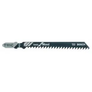 JEU 5 LAMES SCIE SAUTEU T111C BOIS Basic for Wood 2608630033