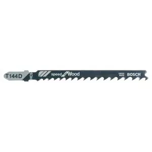 JEU 5 LAMES SCIE SAUTEU T144D BOIS Speed for Wood 2608630040
