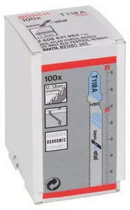 Boite de 100 LAME DE SCIE T118A 2608631964