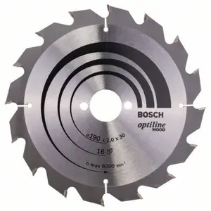LAMES CIRCULAIRE OPTILINE 190X30 D16 2608641184