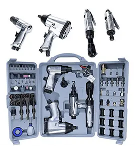 JEU D’OUTILLAGE PNEUMATIQUE (34PCS) 4 MACHINES +ACCESSOIRES 8221074CMR