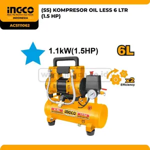 Compresseur Silencieux 6L 1100W(1.5HP) ACS111062