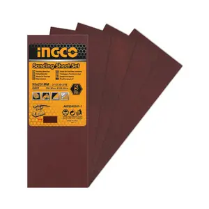 Jeu feuilles abrasives ponçage 5pcs 90*231mm FS320 AKFS240101-1