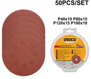 FEUILLE ABRASIVE POUR PONCEUSE ORBITALE ALÉATOIRE AKRS1500511