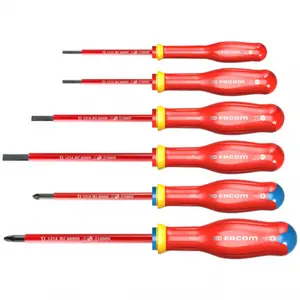 Jeu de 6 tournevis Protwist isolés 1000V – FACOM Maroc | ATDVE.J6PB