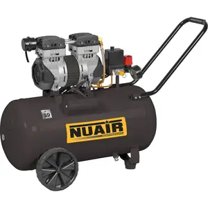 COMPRESSEUR A AIR NUAIR SILENCIEUX SILTEK+ 50L 1,3 HP 59 Db B2DC2G4NUA