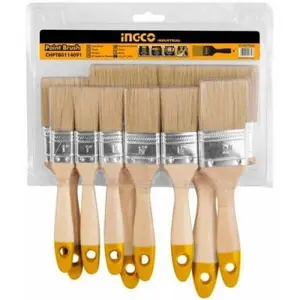 Set de 9 pinceaux en bois CHPTB0114091
