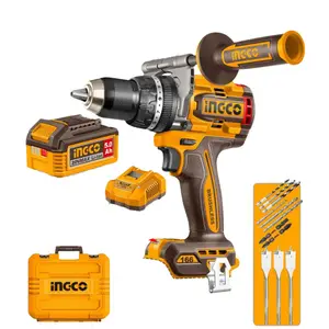 Perceuse à percussion sans fil brushless INGCO 20V 166Nm [CIDLI201668]