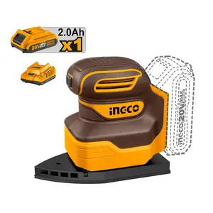 Ponceuse ponceuse-lime (palm sander) sans fil INGCO 20V [CPSLI20141]
