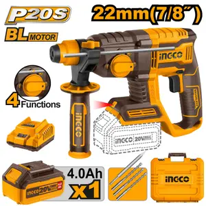Marteau perforateur sans fil CRHLI202081 + 1Batterie 4Ah