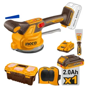 Machine vibrante pour carrelage sans fil INGCO 20V 130mm [CTVLI20018]