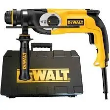 Perforateur « Dewalt » SDS-Plus 3 modes – 26 mm filaire – 800W – Vitesse à vide 0-1500 tr/min – 2,8 Joules. + kitbox D25133KW-ZA