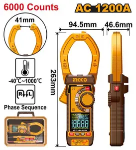 Pince ampèremétrique AC numérique 1000A DCM610001
