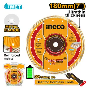 Disque diamant sec INGCO 180mm [DMD051801]