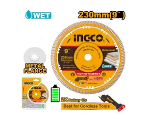 Disque diamant 230mm INGCO [DMD062301]