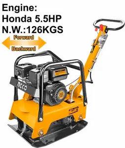 Plaque de compactage réversible 126 Kg INGCO moteur Honda GCP125-1
