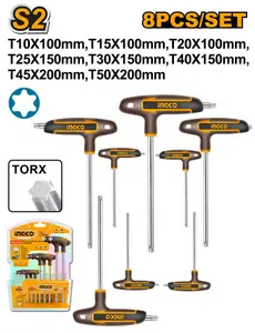 Jeu de clés Males Torx Manche en T HHKT80838