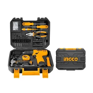 Coffret Boite à outils visseuse 12V + 81outils/accessoires HKTHP10811 INGCO