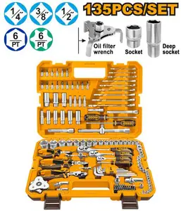 Ensemble d'outils combinés de 135 pièces HKTHP21351