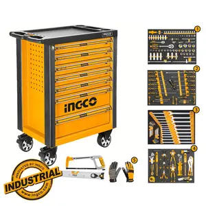 Servante à outils à 7 tiroirs + 162 pièces HTCS271621