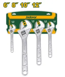 Jeu de clés à molette 4Pcs Jadever JDAW174K
