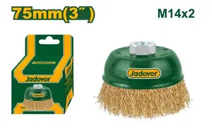Brosse coupe métallique 75 mm, 3&Prime; JDCE1401 JADEVER