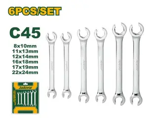 Ensemble Clés À Anneaux Pour Écrous Évasés De 6 Pièces Jadever JDDS2406